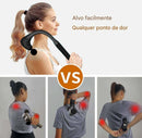 Pistola Massageadora Curva com Alça Longa – Alívio Potente, Agora ao Seu Alcance!