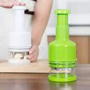 TurboCorte™ – Mini Picador Manual Inteligente para Alho, Legumes e Verduras