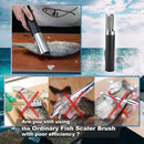 A10 - FishClean Max- Escamador Elétrico Portátil;Tecnologia para Limpeza de Peixes sem Esforço,com Rapidez e Segurança