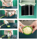 TurboCorte™ – Mini Picador Manual Inteligente para Alho, Legumes e Verduras