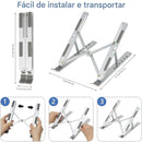 Suporte Dobrável para Laptop em Alumínio