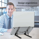 Suporte Dobrável para Laptop em Alumínio
