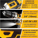 Furadeira/Parafusadeira de Impacto 21V Recarregável - Brilho Shop