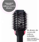 Escova Secadora de Cabelo Profissional 3 em 1 - Seca Escovando, Alisa e Modela Ultimas Unidades
