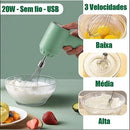 Mini Batedeira Portátil sem Fio e Multi  - Power Mix - Brilho Shop