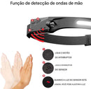 A17 - Lanterna de Cabeça LED 230° com Sensor de Movimento