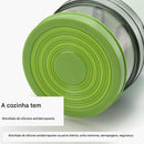 TurboCorte™ – Mini Picador Manual Inteligente para Alho, Legumes e Verduras