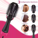 Escova Secadora de Cabelo Profissional 3 em 1 - Seca Escovando, Alisa e Modela Ultimas Unidades