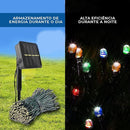 Pisca-pisca Led Solar com 8 Modos de Iluminação - Instalação em 1 minuto - Brilho Shop