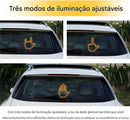 A08 - Luz de Gestos Engraçados para Carro com Controle Remoto