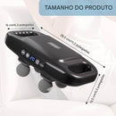Pistola de Massagem com Quatro Cabeças - Brilho Shop