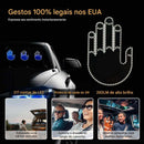 A08 - Luz de Gestos Engraçados para Carro com Controle Remoto