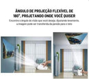 Projetor Inteligente com Conectividade Wi-Fi 6 e Bluetooth 5.0 - Brilho Shop