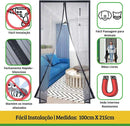 Tela Mosquiteira Magnética para Porta