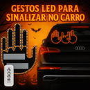 A08 - Luz de Gestos Engraçados para Carro com Controle Remoto