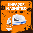 Limpador de Vidros Dupla Face Magnético