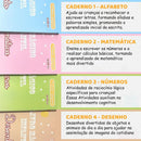 Kit 4 Cadernos Mágicos de Caligrafia Infantil + Bónus PDF