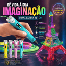 🖊️ Caneta 3D Criativa Premium — Últimas Unidades Disponíveis!
