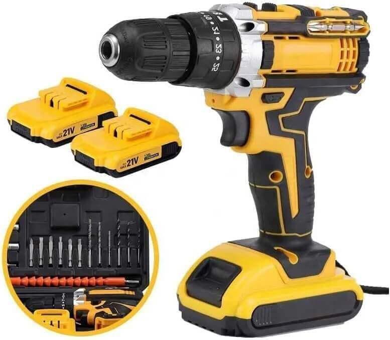 Furadeira/Parafusadeira de Impacto 21V Recarregável - Brilho Shop 