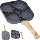 Frigideira com 4 Divisórias Antiaderente - Brilho Shop