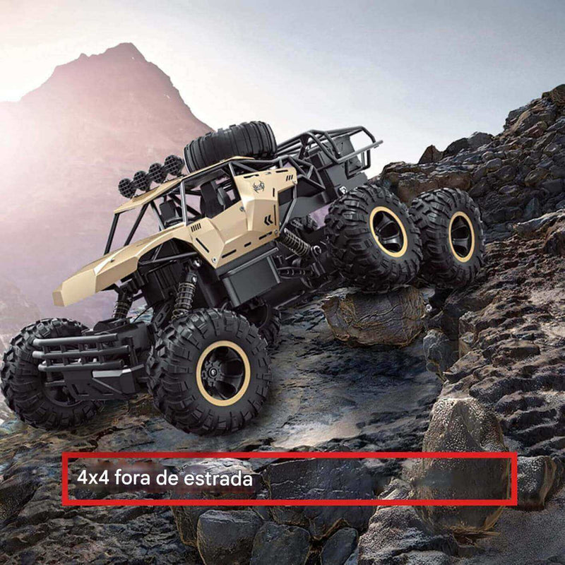 Carrinho Controle Remoto 6x6 Off-Road