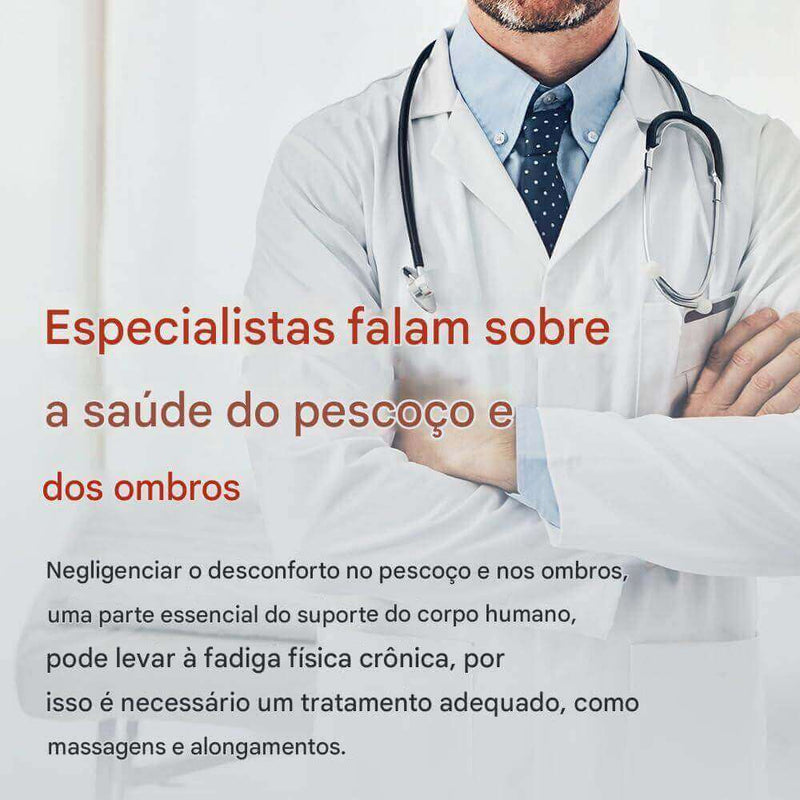 Massageador Portátil de Pescoço e Ombros com Calor