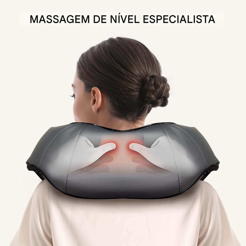 Massageador Portátil de Pescoço e Ombros com Calor