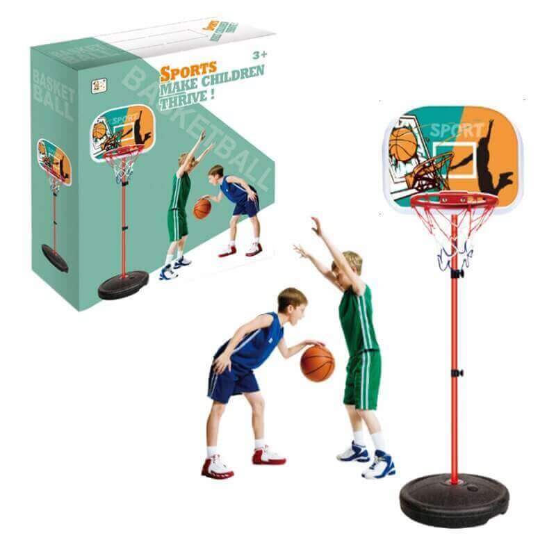 Jogo de Basket Infantil com Aro Ajustável e Bola