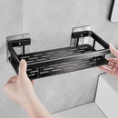 Prateleira de Cozinha/Banheiro em Alumínio Preto - Brilho Shop