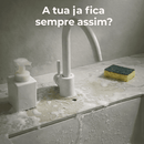 Tapete Anti-Respingos de Silicone para Torneira com Drenagem 6°