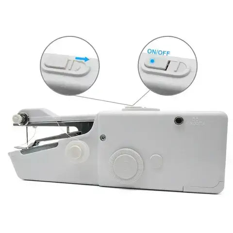 Costura Mágica Portátil™ – Mini Máquina de Costura Elétrica Sem Fio para Reparos Rápidos