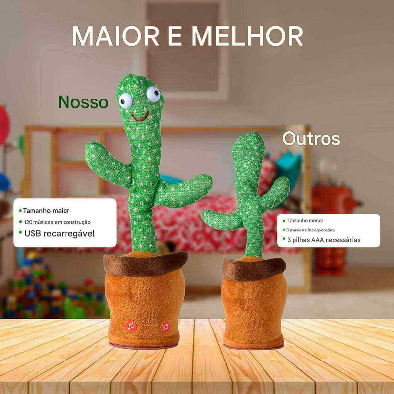 Brinquedo de cacto dançante