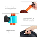 Jogo de Basket Infantil com Aro Ajustável e Bola - Brilho Shop