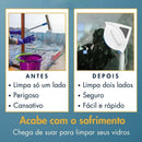 Limpador de Vidros Dupla Face Magnético - Brilho Shop