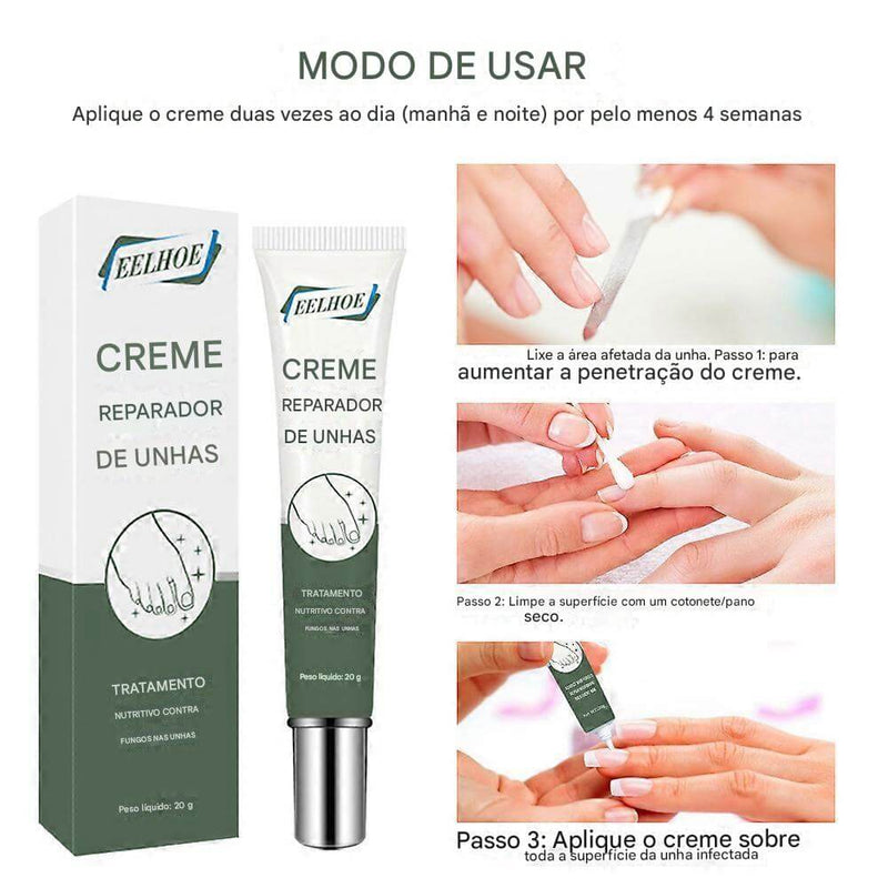 Creme Antifúngico para Unhas Eelhoe – Restaura e Fortalece