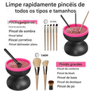 Limpador Elétrico de Pincéis de Maquiagem - Brilho Shop