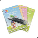 Kit 4 Cadernos Mágicos de Caligrafia Infantil + Bónus PDF