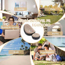 A21 - Poltrona Inflável Portátil em PVC Premium Com Bónus de Uma Bomba Manual - Brilho Shop