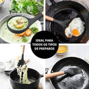 Jogo de Utensílios em Silicone e Madeira – 12 Peças Elegantes - Brilho Shop