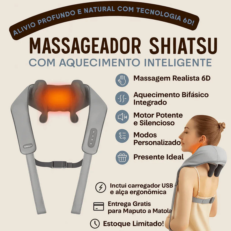 Massageador com Aquecimento Infravermelho - Brilho Shop