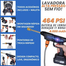 Lavadora de Alta Pressão Portátil Recarregável - Brilho Shop