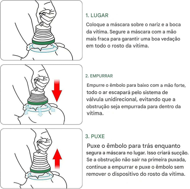 A15 - Desengasgador Air Free - Salve Vidas