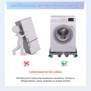 Suporte Ajustável com Rodas para Móveis - Brilho Shop