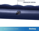 A03 - Colchão de Ar Bestway Flocked Duplo Confortável e Resistente