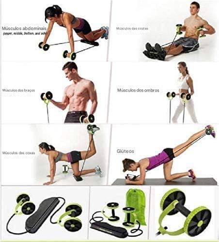 Elastico Com Rodas Para Exercicios Abdominais