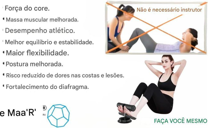 Barra de Abdominais Portátil