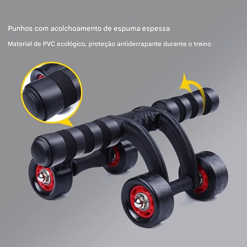 Rolo Abdominal Portátil 3\4 Rodas