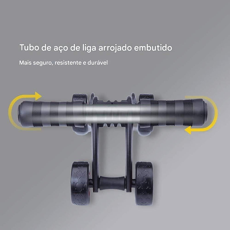 Rolo Abdominal Portátil 3\4 Rodas