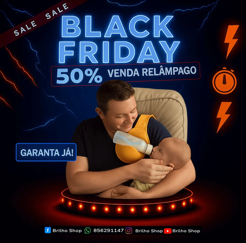 Suporte para Mamadeira Mãos Livres "Apoia Deira" - Brilho Shop