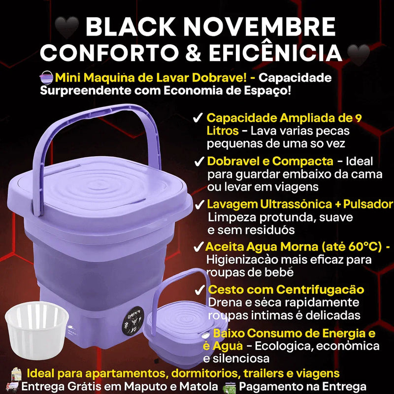 Mini Máquina de Lavar Portátil - Brilho Shop
